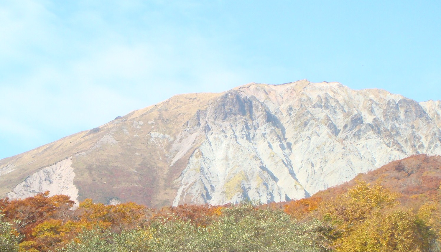 二の沢からの大山
