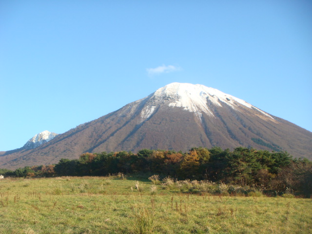 大山 パイロットファームから望む