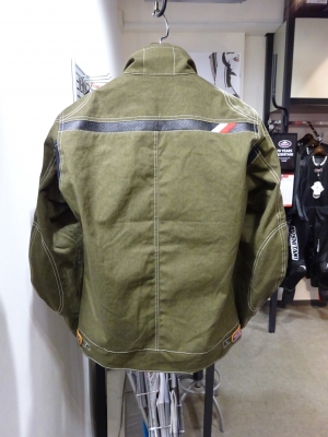 KUSHITANI クシタニ K-2308 レイジャケット カーキ サイズLL KL-2408 アーカナジャケット（レディース） バイク用品の