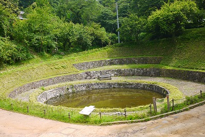 金山城 日の池