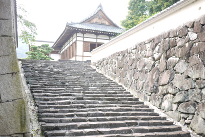 龍野城 埋門石段