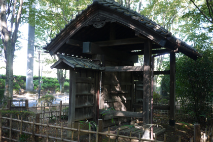 岩槻城裏門の裏側
