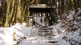 黒門手前で…