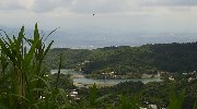 奥池が見えてきた