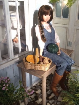 ドールハウス momoko モンチッチパープル2