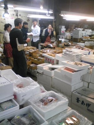 市場の店です。