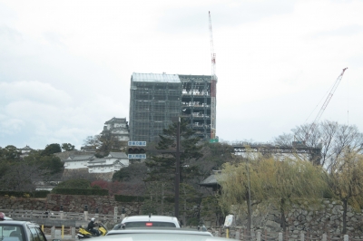 只今姫路城平成の大修理中
