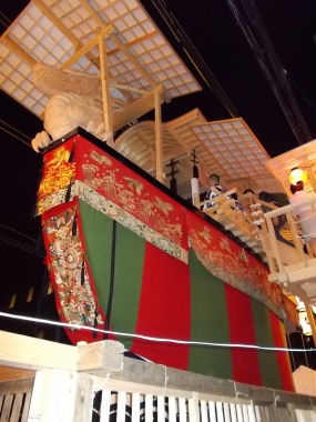 大船鉾、龍頭、舳