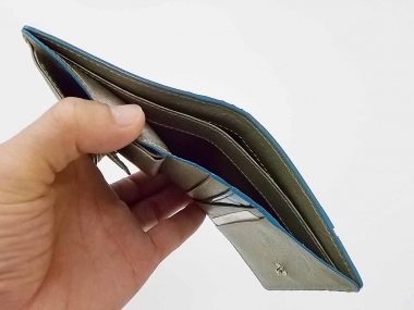 はるべ harube 財布 ターコイズ ブルー ピーコック