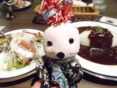 はるべ harube PLW ピアチェーレ 丸善カフェ ハヤシライス レモンケーキ