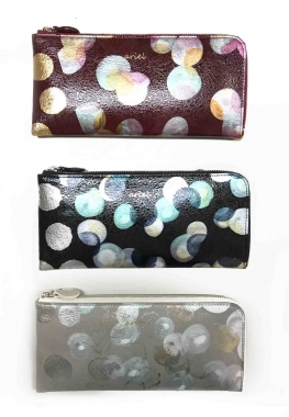 はるべ harube Ariel V アリエル 水玉模様 財布