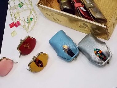 はるべ harube 東京展示会 たとかーふ クリスタル 財布 バッグ