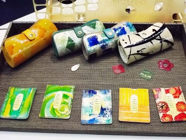 はるべ harube 東京展示会 たとかーふ クリスタル 財布 バッグ