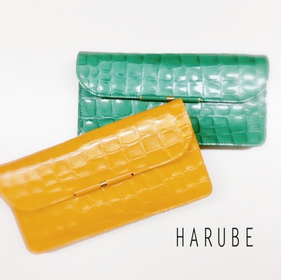 はるべ Harube エナメルクロコ L字 財布