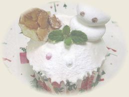 white coffee cake