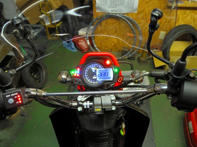 cc110のメーター周りのカスタム モトブラン ブログ Moto Blanc