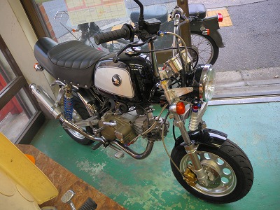 10インチ化。 | スーパーカブのカスタムin京都モトブラン ブログ 