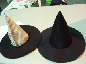 ハロウィン魔女っこ帽子の作り方 Peta Peta Memo
