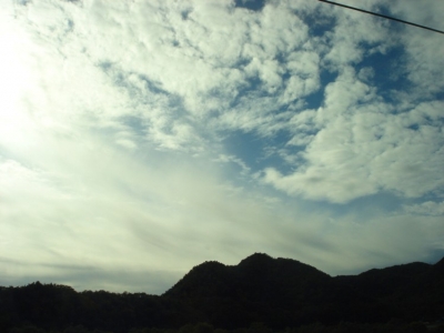新幹線からの空