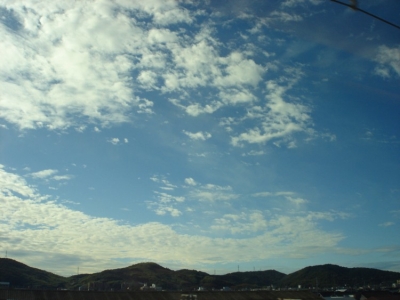 新幹線からの空2