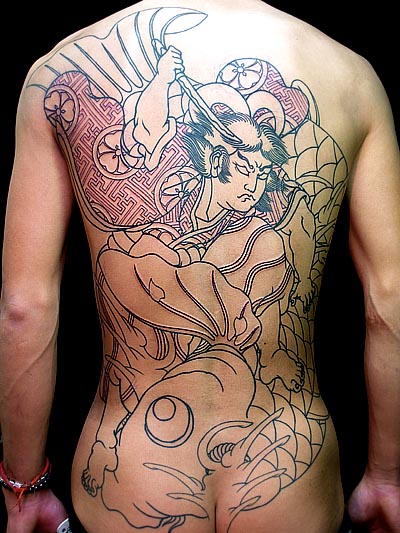 鬼若丸・赤兎刺青