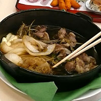 羊肉のすき焼き