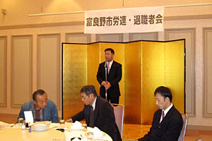 定期総会でご挨拶をさせていただく