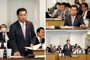 決算特別委員会で質問