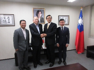 周學佑処長と懇談