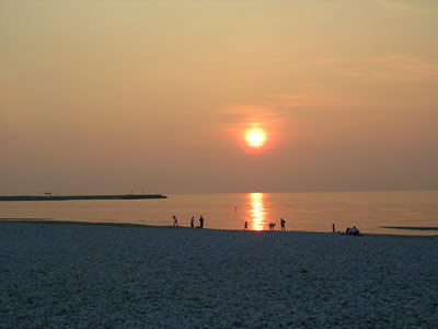 夕日