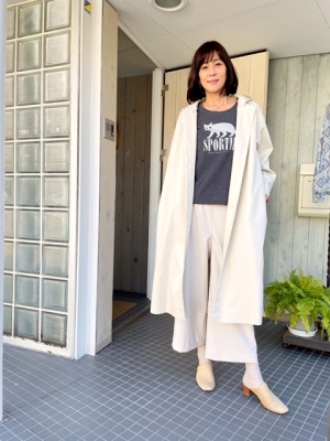 スポーティフ】フード付ダウンジャケット（三浦りさ子さん購入