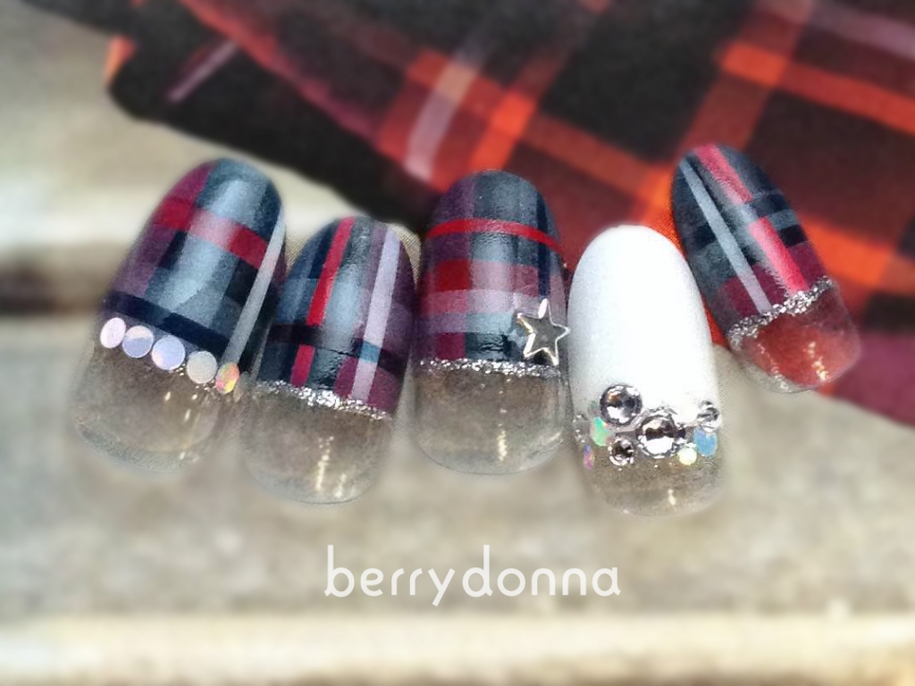 エアブラシ新作アート(ウインターチェック) | berrydonna news