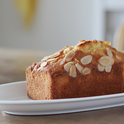 空のおやつ フィーカ Fika アーモンドのパウンドケーキ焼きました 北欧雑貨 空のブログ