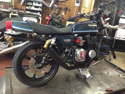 Z400FX~フロントフォークOH!!だが・・ | オートプロ シンユー Z400FX~フロントフォークOH!!だが・・ | オートプロ シンユー