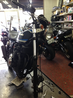 Z400FX~フロントフォークOH!!だが・・ | オートプロ シンユー Z400FX~フロントフォークOH!!だが・・ | オートプロ シンユー