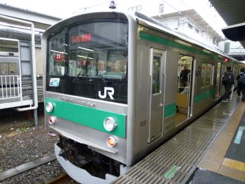 埼京線in川越駅