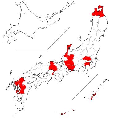 献血マップ 2012/9