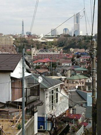 丘の上から