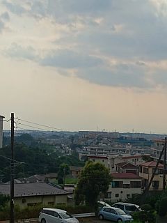 丘の上から