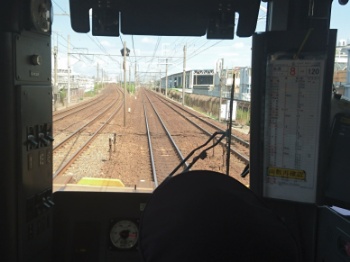 米原まではかぶりつきで