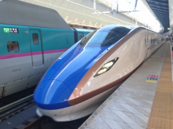 かがやき507号で出発