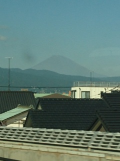 小田原手前から富士山