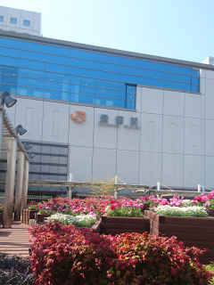 豊橋駅に到着