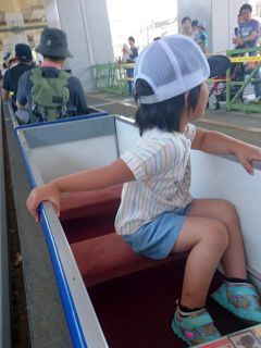 ミニSLでご満悦