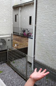 季節外れの雪