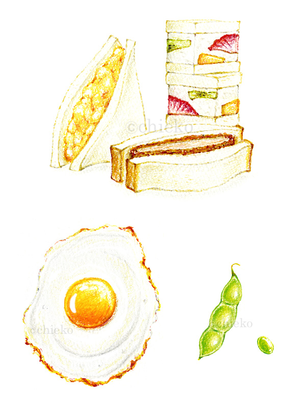 食べ物イラスト Chieko Illustration