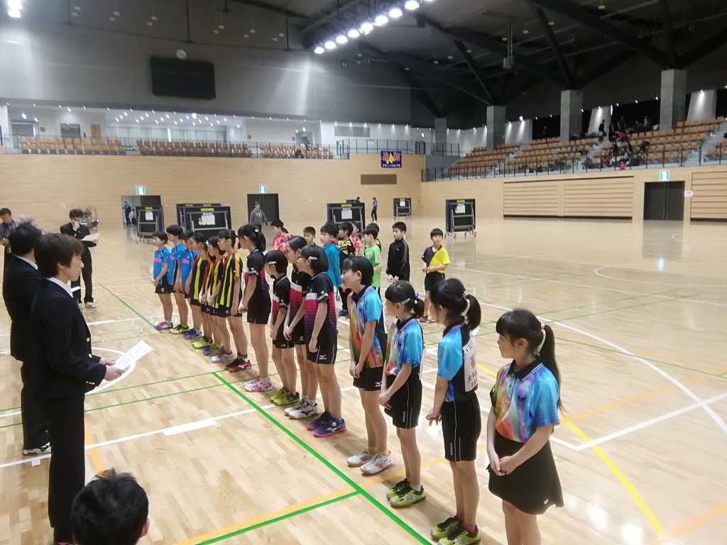 ホーブス団体は男子十勝クラブ 女子日高ジュニアが優勝 千歳支部中学校卓球強化委員会