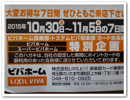 ビバホームでお買い物 わんころ日記