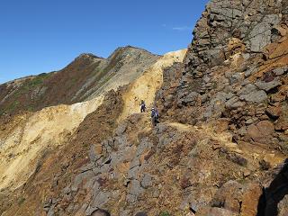 20151003朝日岳下山路