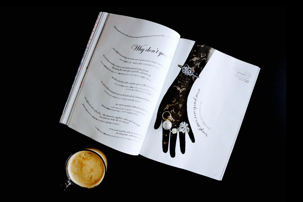 【JULICA ジュリカ】スワロフスキーリング、Diana Vreeland “Why don’t you?” Harper’s Bazaar